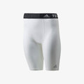 TechFit Compression Base Tight Shorts White Men's - D82098-ADIDAS by Adidas | Available at Niky's Sports