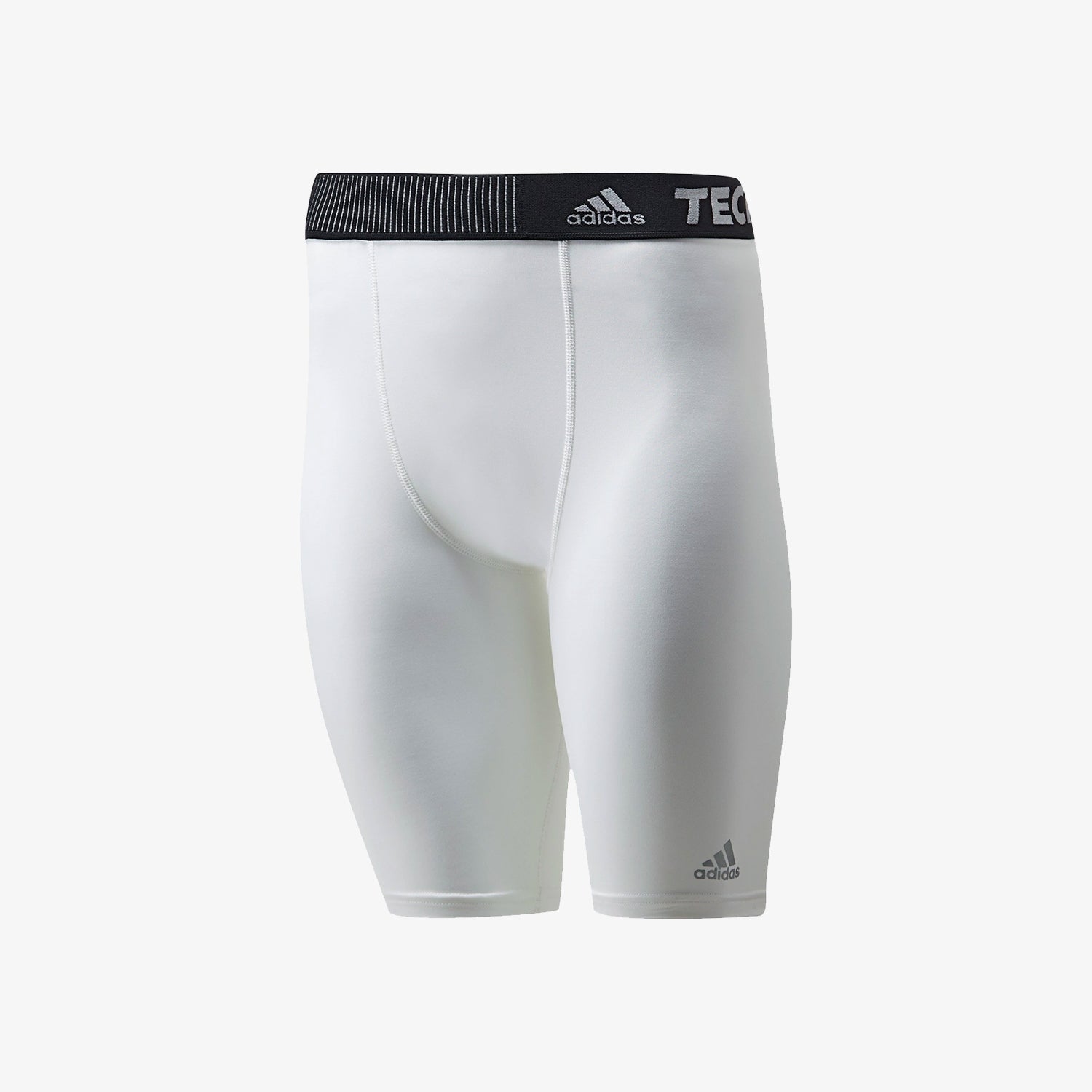 TechFit Compression Base Tight Shorts White Men's - D82098-ADIDAS by Adidas | Available at Niky's Sports