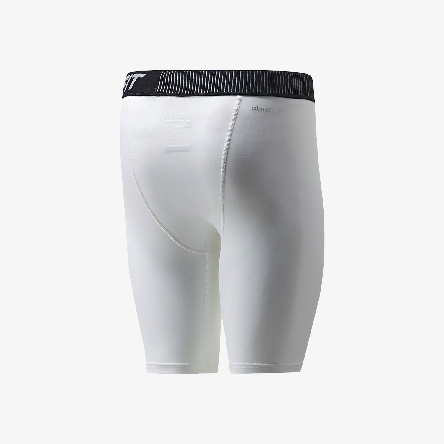 TechFit Compression Base Tight Shorts White Men's - D82098-ADIDAS by Adidas | Available at Niky's Sports