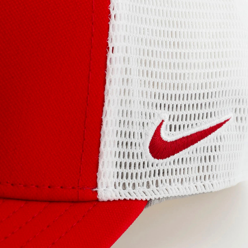 Liverpool FC Unisex Snapback Cap – Red & White, 100% Cotton, Embroidered Crest, One Size Fits All