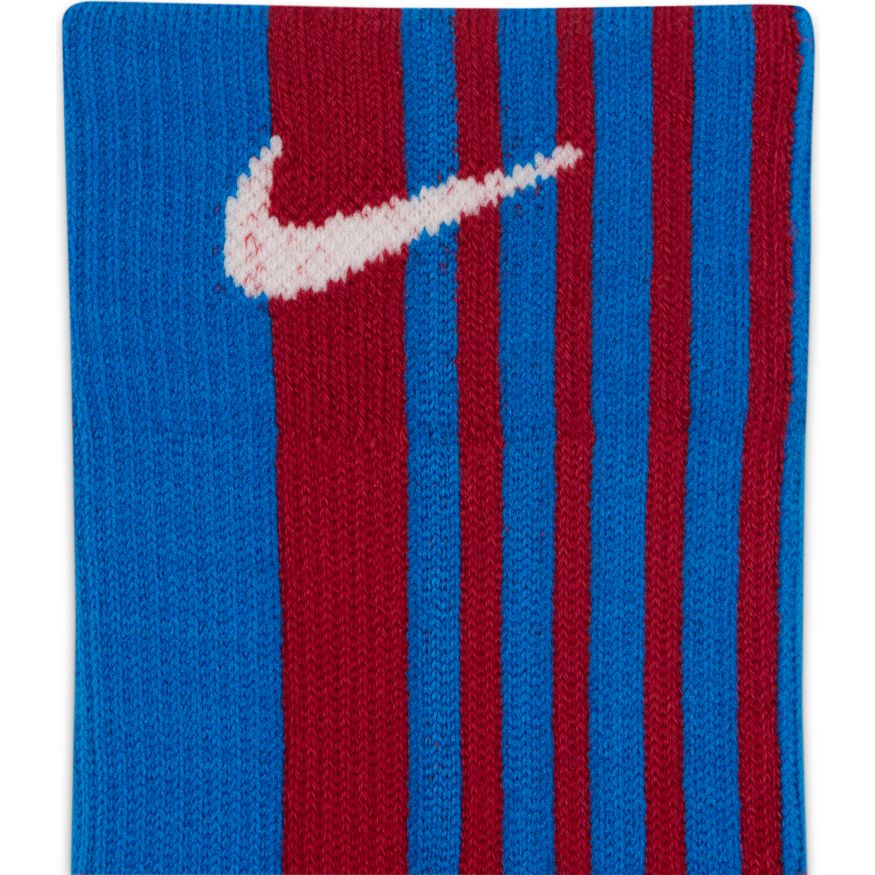 FC Barcelona SNKR Sox Soccer Crew Socks - DA7505-620-NIKE by Nike | Available at Niky's Sports