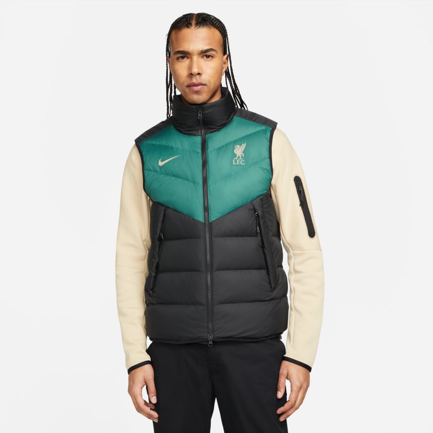 Nike Liverpool FC Windrunner Men's Down-Fill Vest - DA9774-011-NIKE by Nike | Available at Niky's Sports