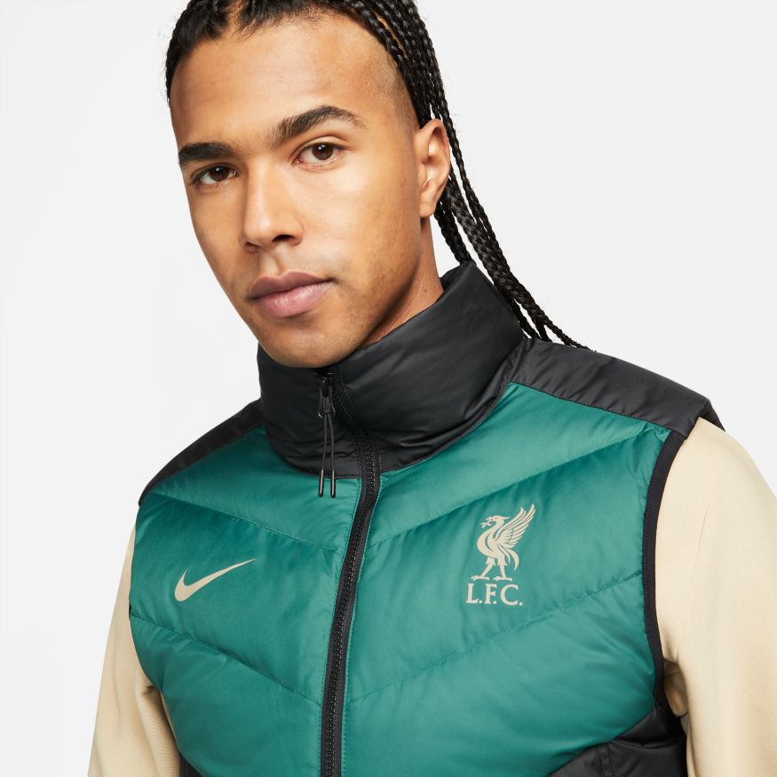 Nike Liverpool FC Windrunner Men's Down-Fill Vest - DA9774-011-NIKE by Nike | Available at Niky's Sports
