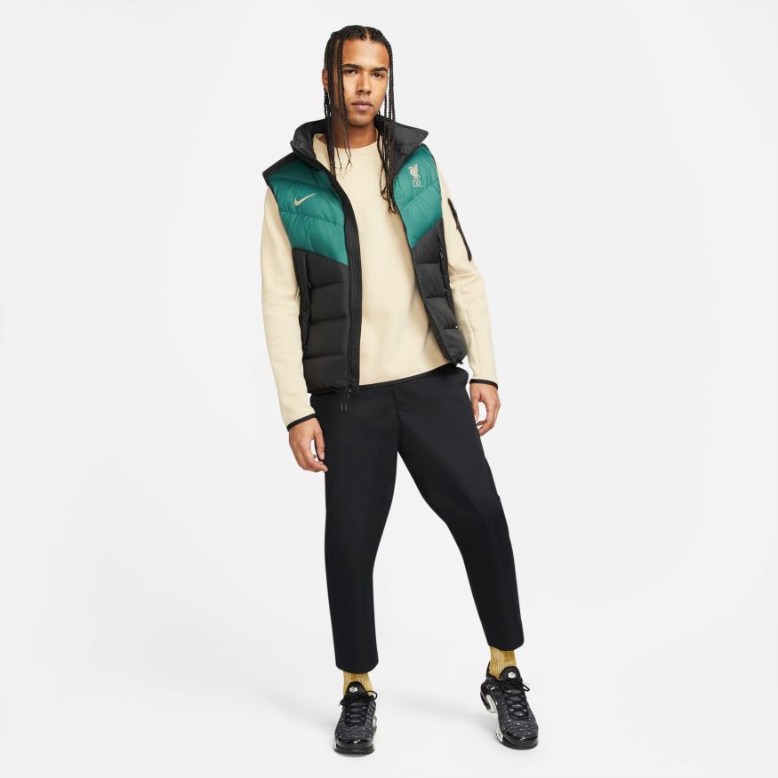 Nike Liverpool FC Windrunner Men's Down-Fill Vest - DA9774-011-NIKE by Nike | Available at Niky's Sports