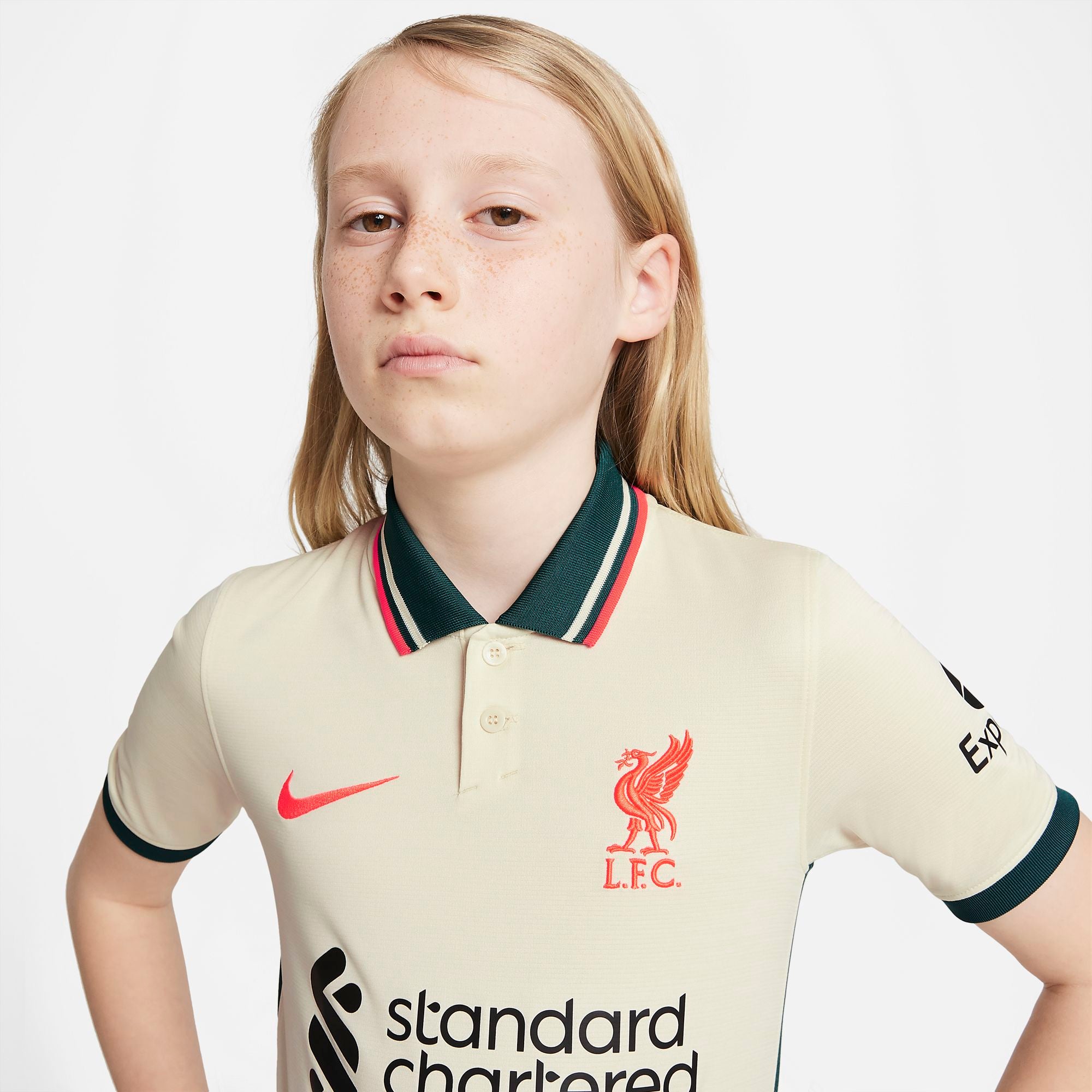 Liverpool FC 2021/22 Stadium Away Big Kids' Soccer Jersey
