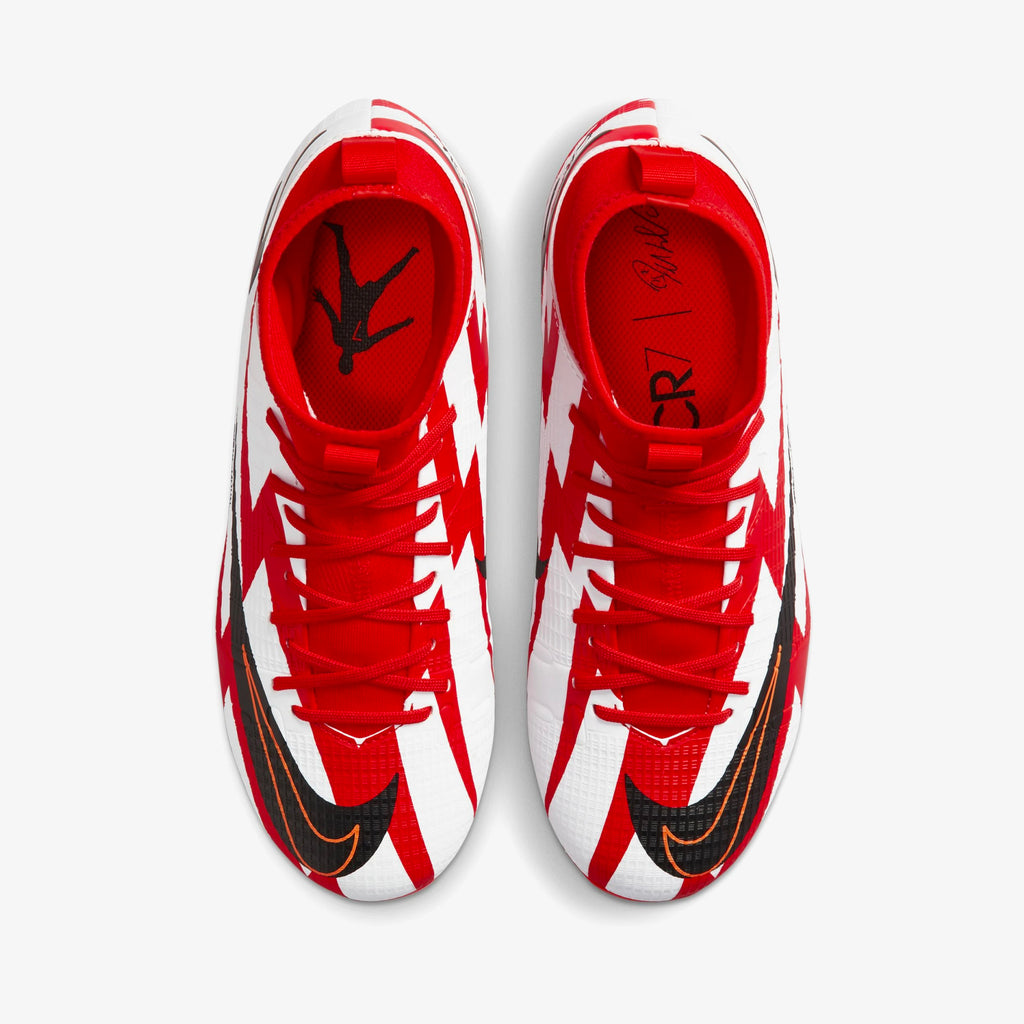 Nike Jr. Mercurial Superfly 8 Academy CR7 MG Little/Big Kids' Multi-Ground Soccer Cleats - DB2672-600-NIKE by Nike | Available at Niky's Sports