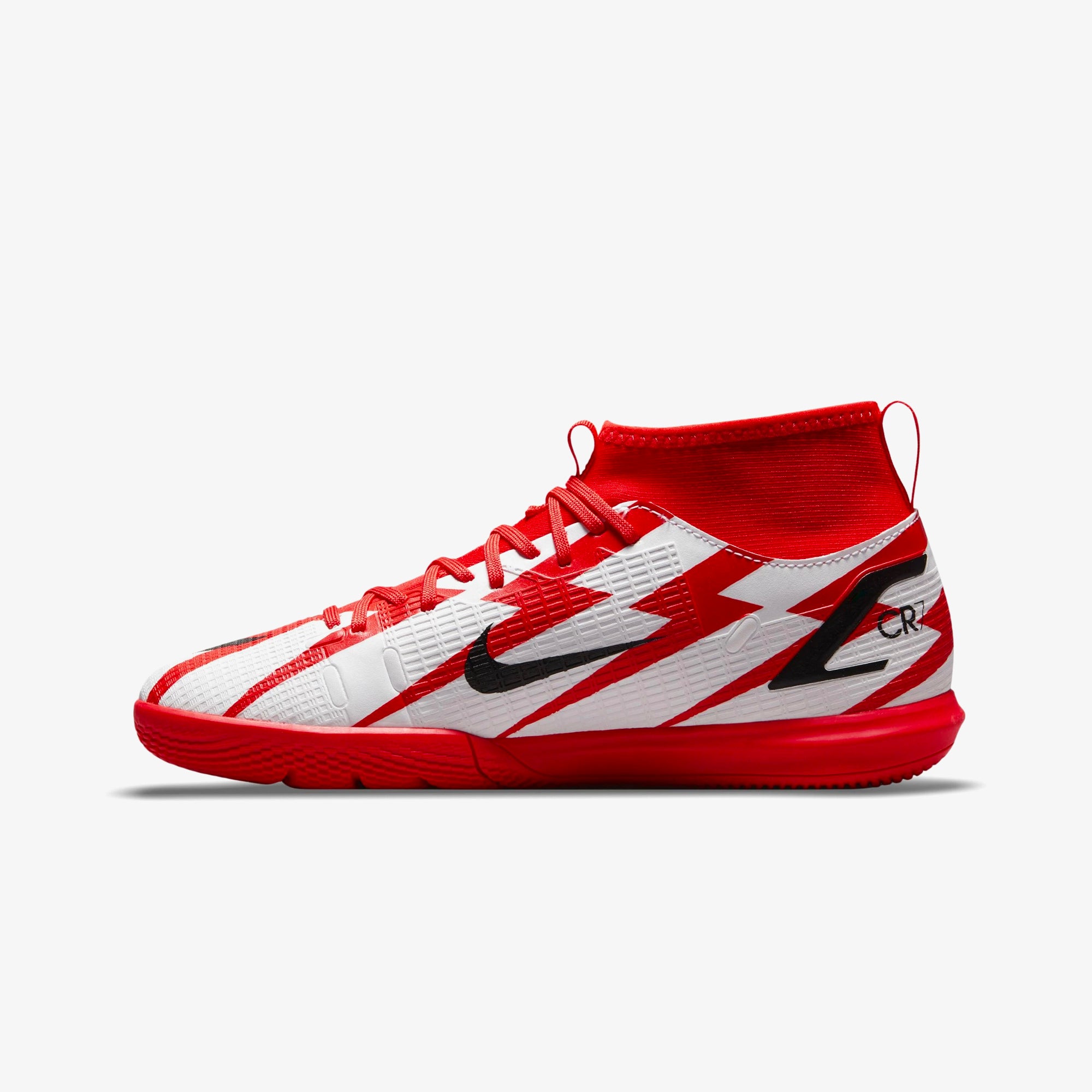 Nike Jr. Mercurial Superfly 8 Academy CR7 IC Little/Big Kids' Indoor/Court Soccer Shoes - DB2676-600-NIKE by Nike | Available at Niky's Sports