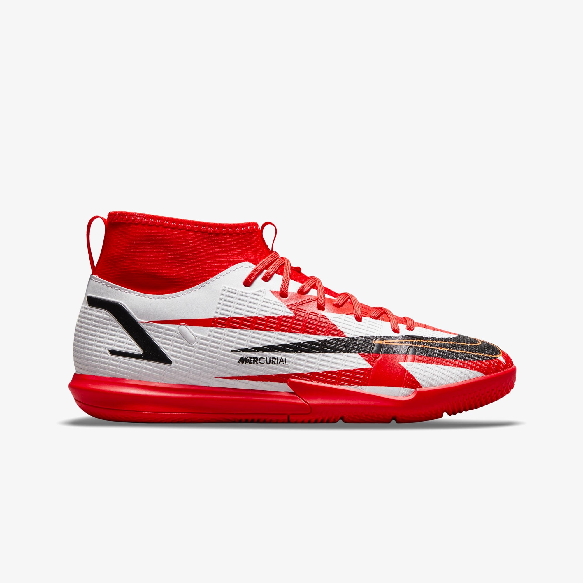 Nike Jr. Mercurial Superfly 8 Academy CR7 IC Little/Big Kids' Indoor/Court Soccer Shoes - DB2676-600-NIKE by Nike | Available at Niky's Sports