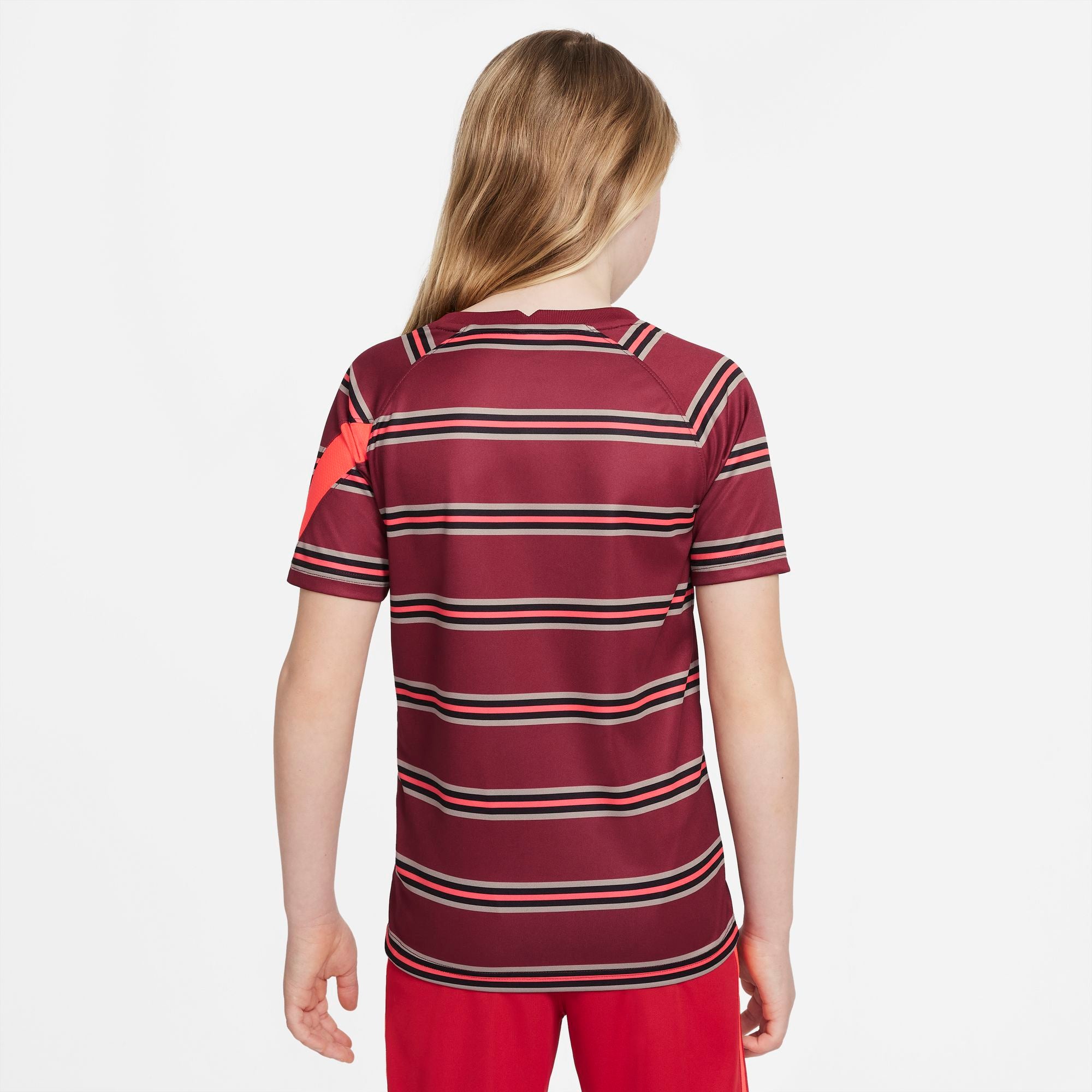 Liverpool FC Big Kids' Pre-Match Short-Sleeve Soccer Top - DB2923-614-NIKE by Nike | Available at Niky's Sports