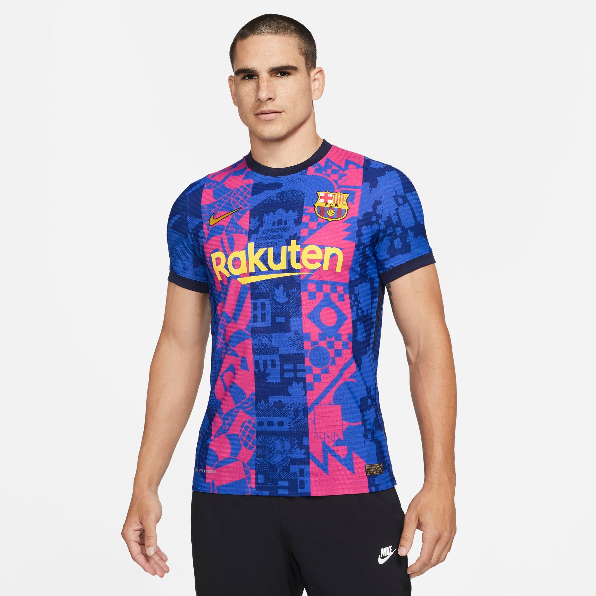 FC Barcelona 2021/22 Match Third Men's Nike Dri-FIT ADV Soccer Jersey - DB5885-406-NIKE by Nike | Available at Niky's Sports
