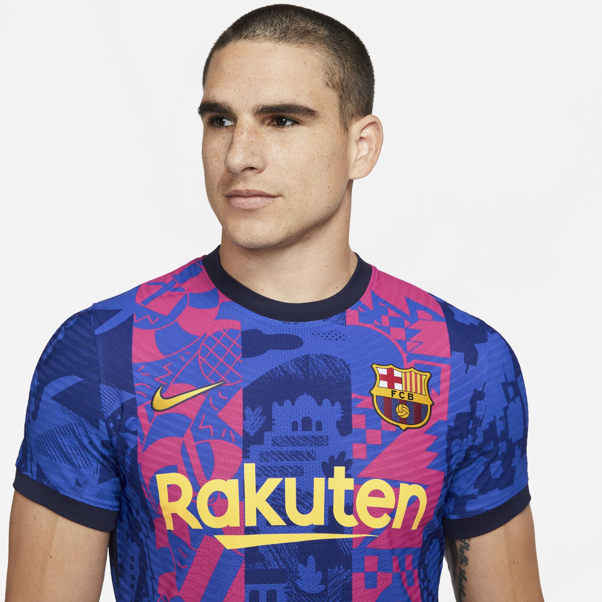 FC Barcelona 2021/22 Match Third Men's Nike Dri-FIT ADV Soccer Jersey - DB5885-406-NIKE by Nike | Available at Niky's Sports