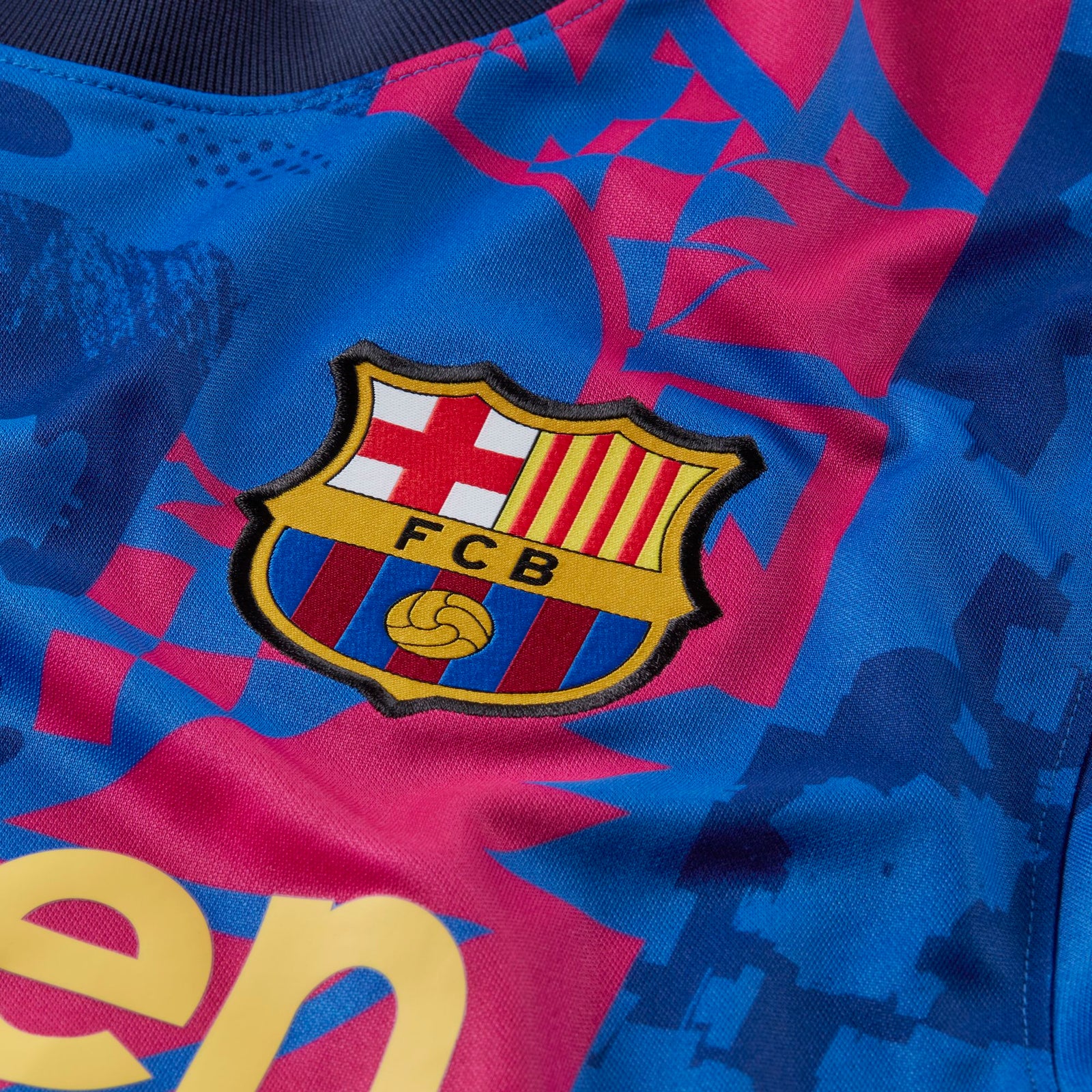 FC Barcelona Strike Big Kids' Nike Dri-FIT Soccer Drill Top