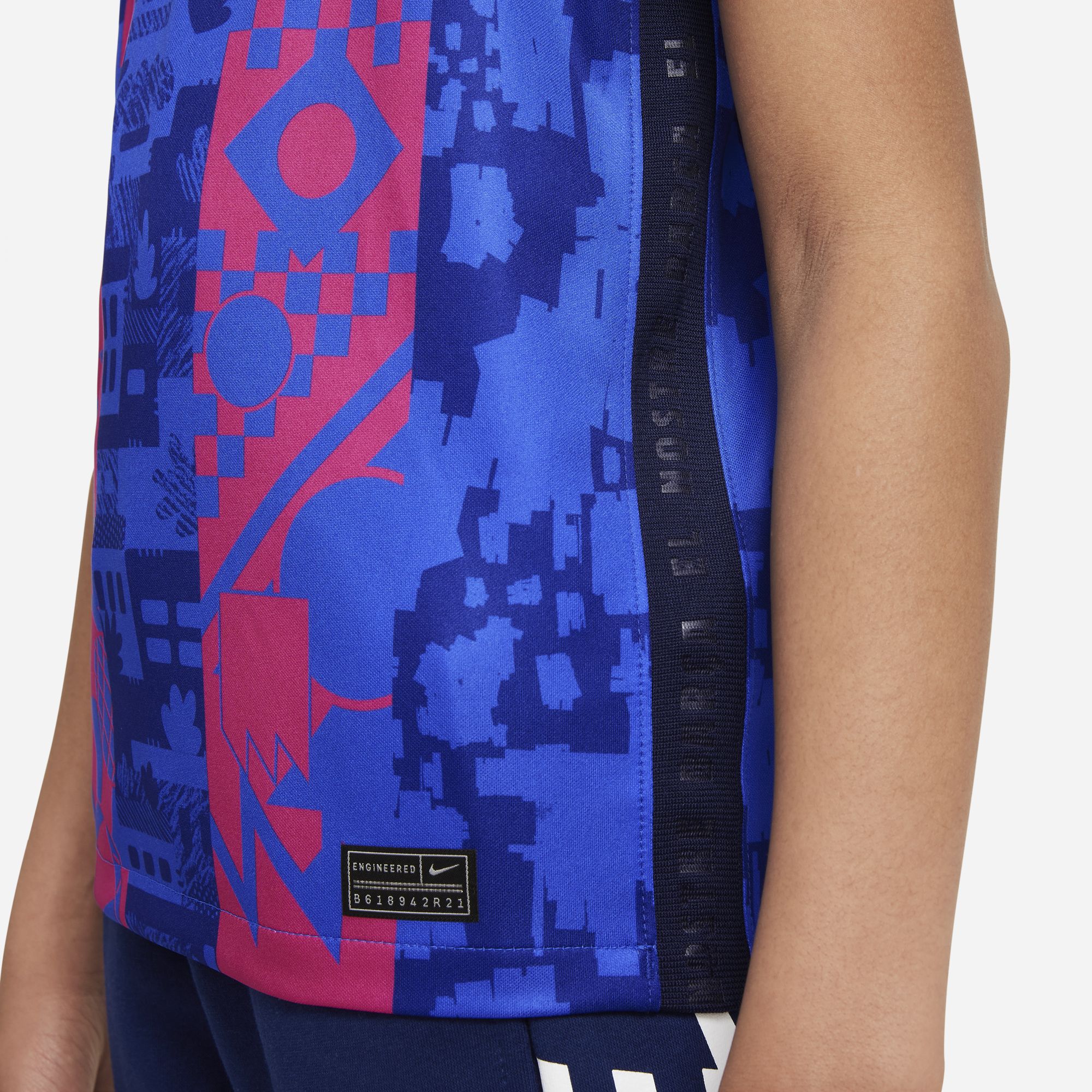 FC Barcelona 2021/22 Stadium Third Big Kids' Nike Dri-FIT Soccer Jersey - DB6241-406-NIKE by Nike | Available at Niky's Sports