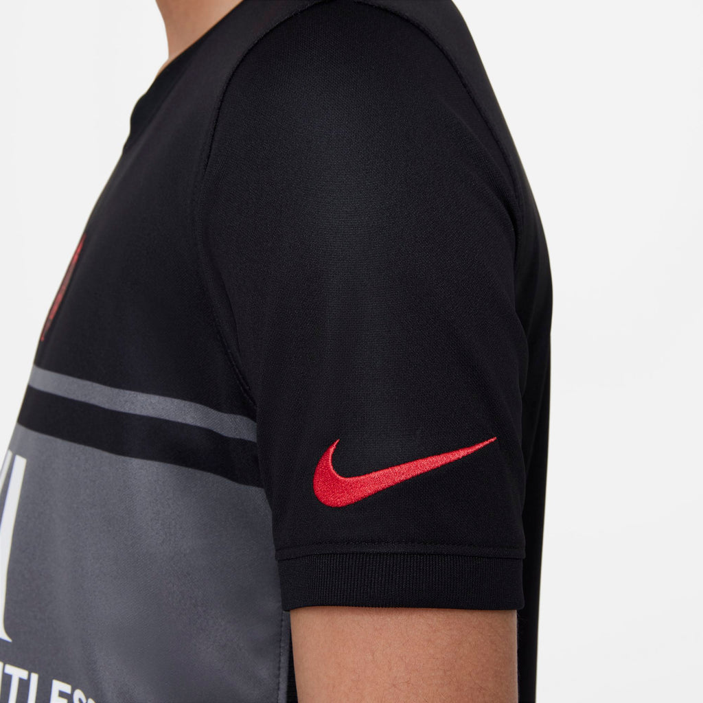 Paris-Saint Germain 2021/22 Stadium Third Big Kids' Nike Dri-FIT Soccer Jersey - DB6245-011-NIKE by Nike | Available at Niky's Sports