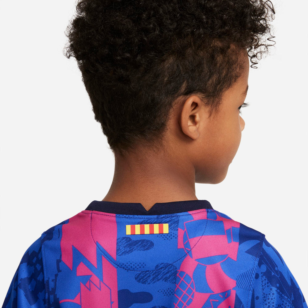 FC Barcelona 2021/22 Third Little Kids' Soccer Kit