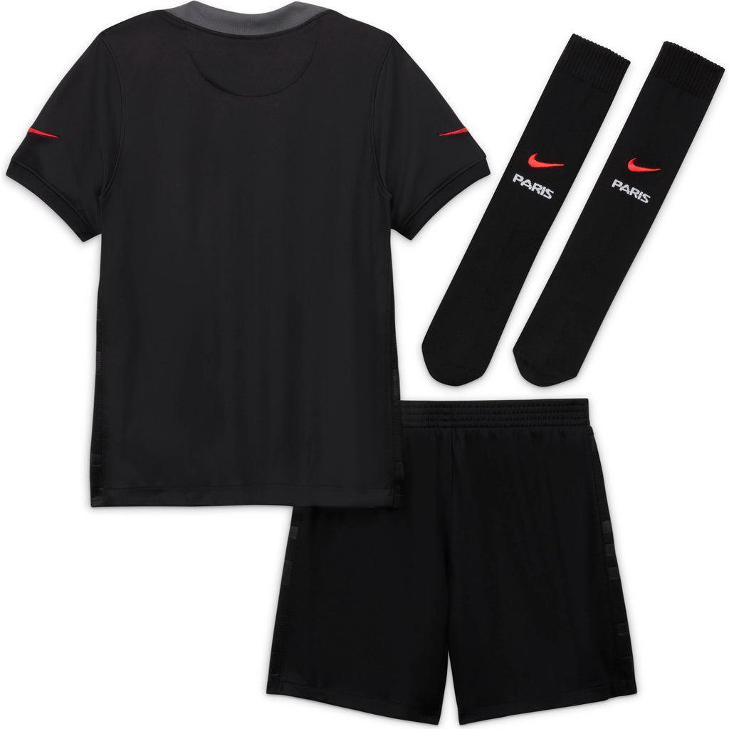 Paris Saint-Germain 2021/22 Third Little Kids' Nike Dri-FIT Soccer Kit - DB6259-011-NIKE by Nike | Available at Niky's Sports
