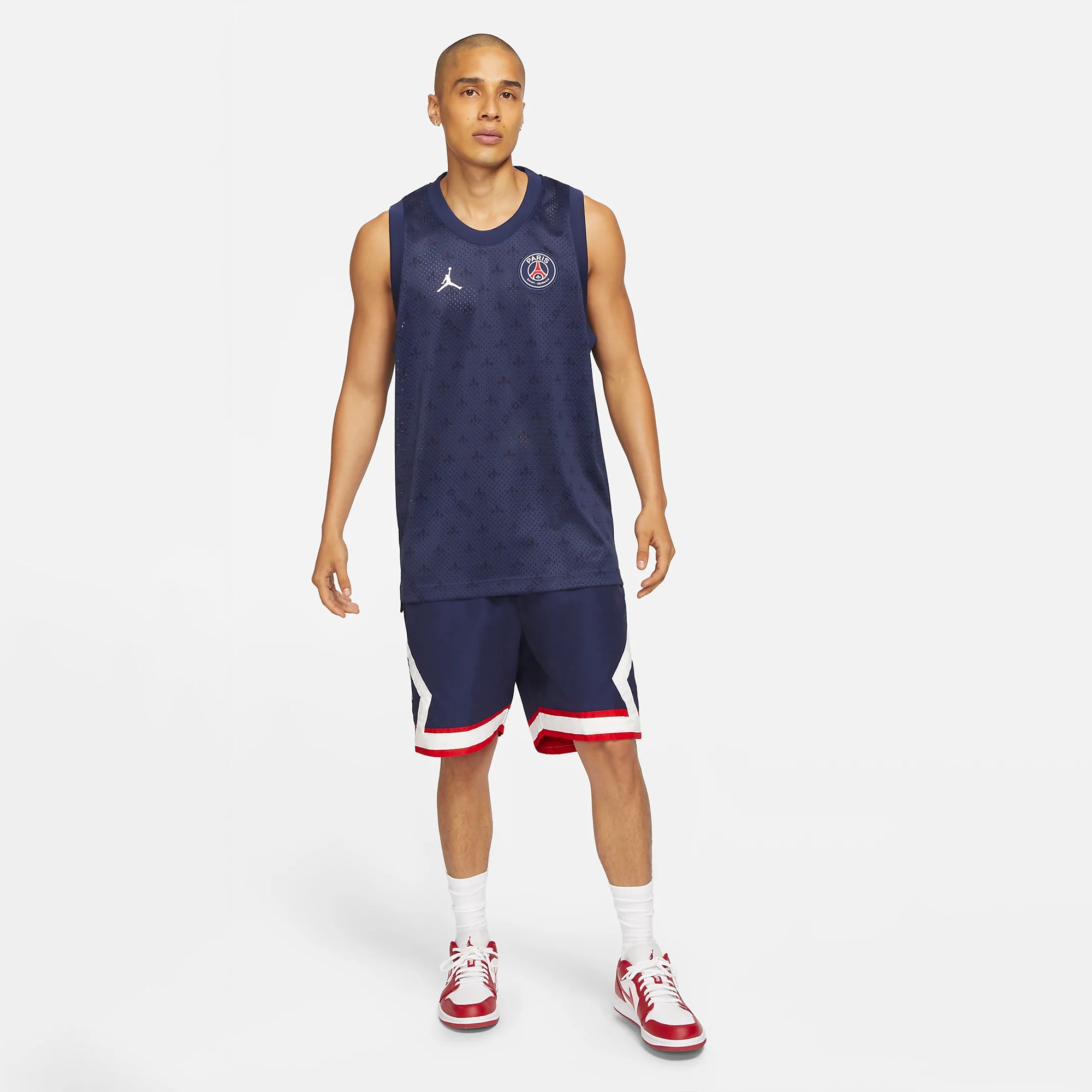 Paris Saint-Sermain Men's Mesh Jersey - DB6478-410-NIKE by Nike | Available at Niky's Sports