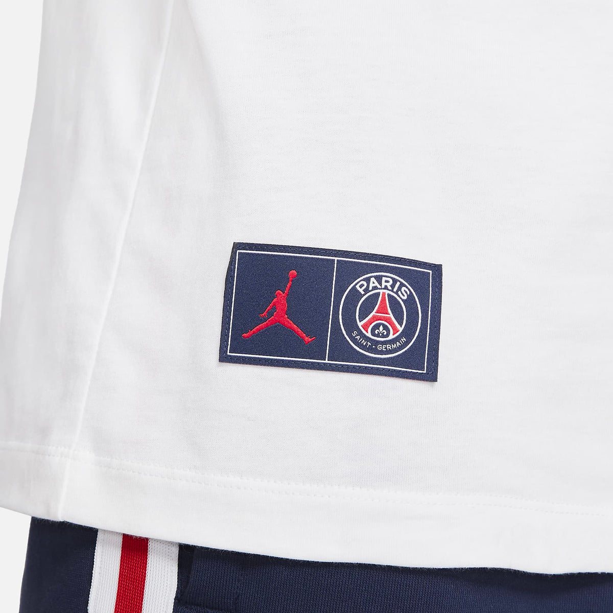 Paris Saint-Germain Men's Logo T-Shirt - DB6514-100-NIKE by Nike | Available at Niky's Sports