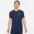 Paris Saint-Germain Men's Logo T-Shirt - DB6514-410-NIKE by Nike | Available at Niky's Sports