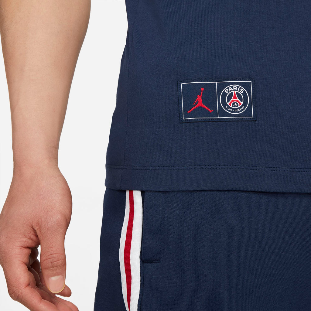 Paris Saint-Germain Men's Logo T-Shirt - DB6514-410-NIKE by Nike | Available at Niky's Sports