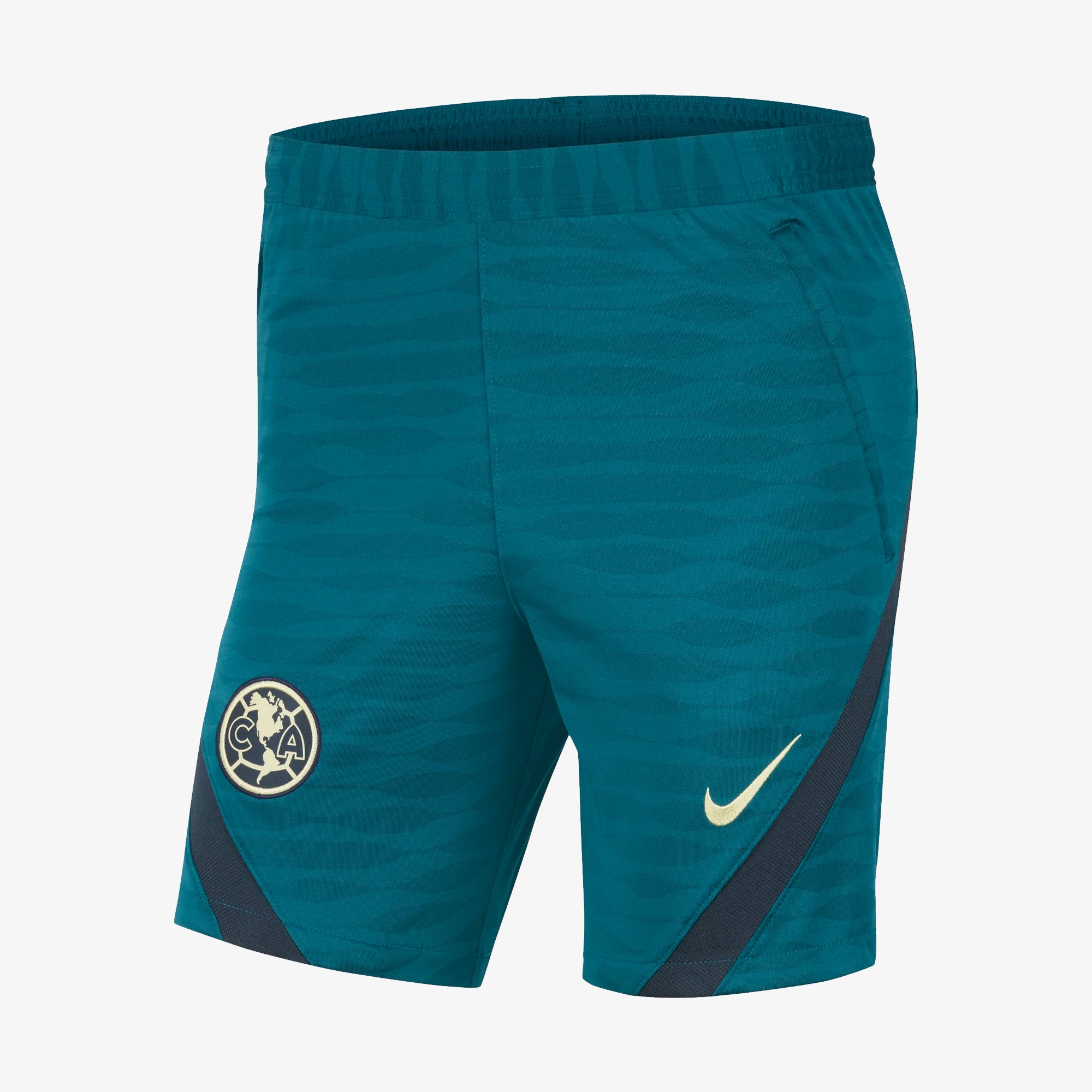 Nike Club America Men's Strike Dri-FIT Knit Soccer Shorts - DB6921-381-NIKE by Nike | Available at Niky's Sports