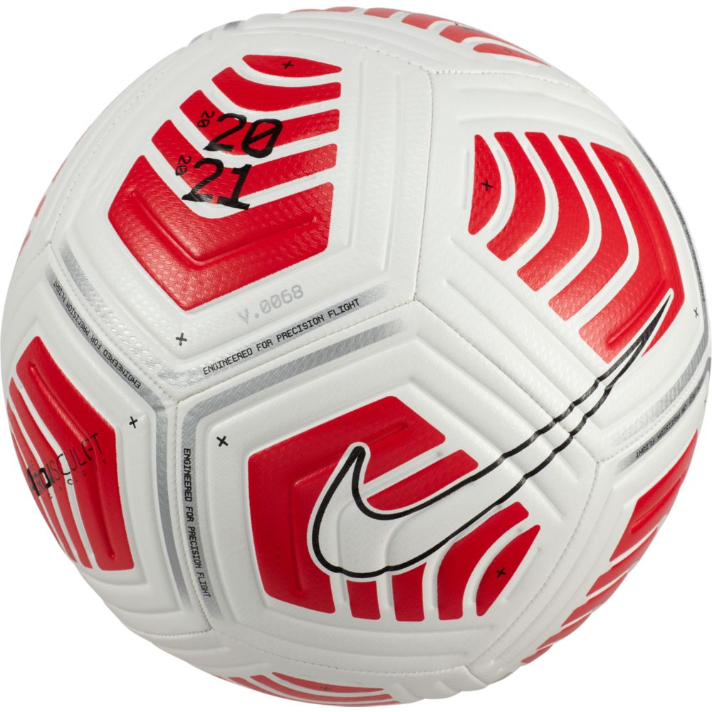 Striker Soccer Ball White/Red - DB7853-100-NIKE by Nike | Available at Niky&#39;s Sports