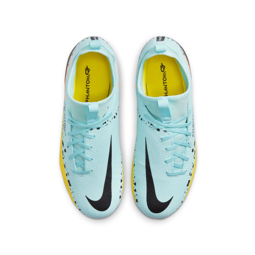 Nike Jr. Phantom GT2 Academy Dynamic Fit MG Little/Big Kids' Multi-Ground Soccer Cleats - DC0813-407-NIKE by Nike | Available at Niky's Sports