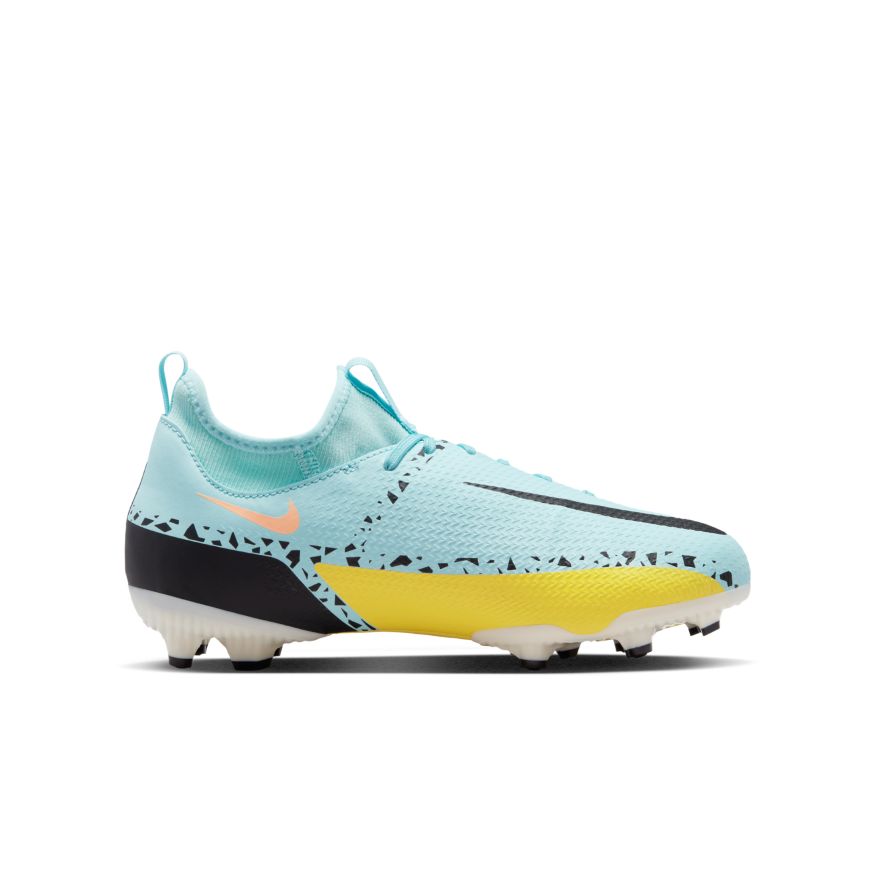 Nike Jr. Phantom GT2 Academy Dynamic Fit MG Little/Big Kids' Multi-Ground Soccer Cleats - DC0813-407-NIKE by Nike | Available at Niky's Sports