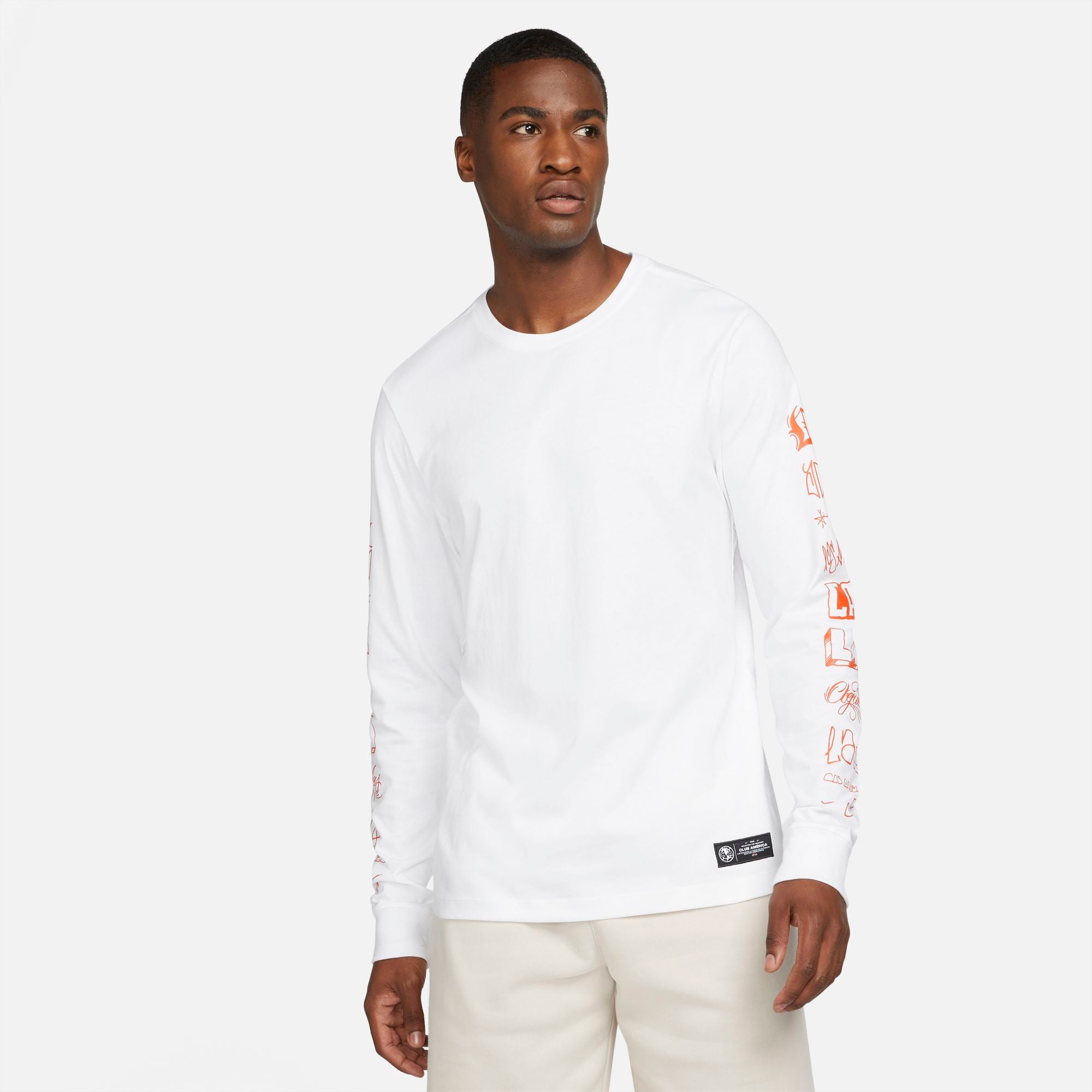Nike Men's Club America Long-Sleeve Soccer T-Shirt LA*LA - DC0991-100-NIKE by Nike | Available at Niky's Sports