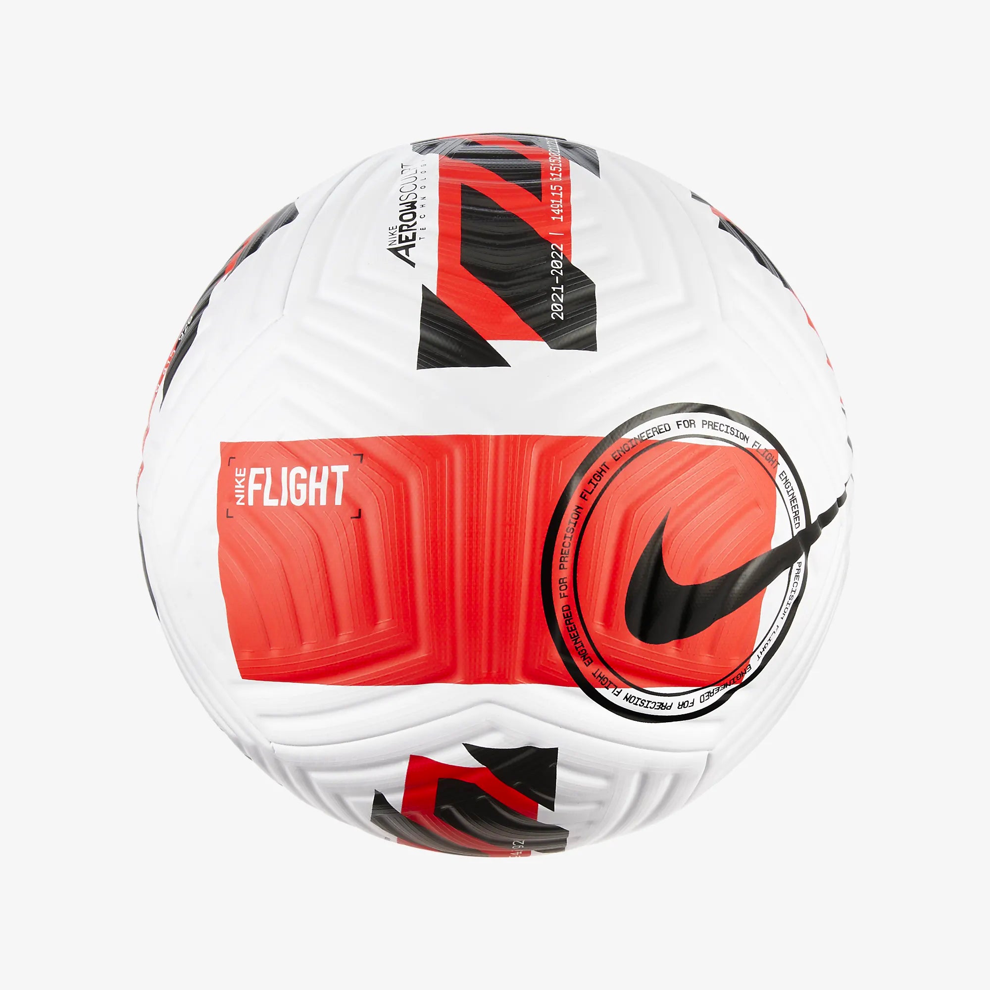 Nike Flight Soccer Ball - White/Bright Crimson/Black