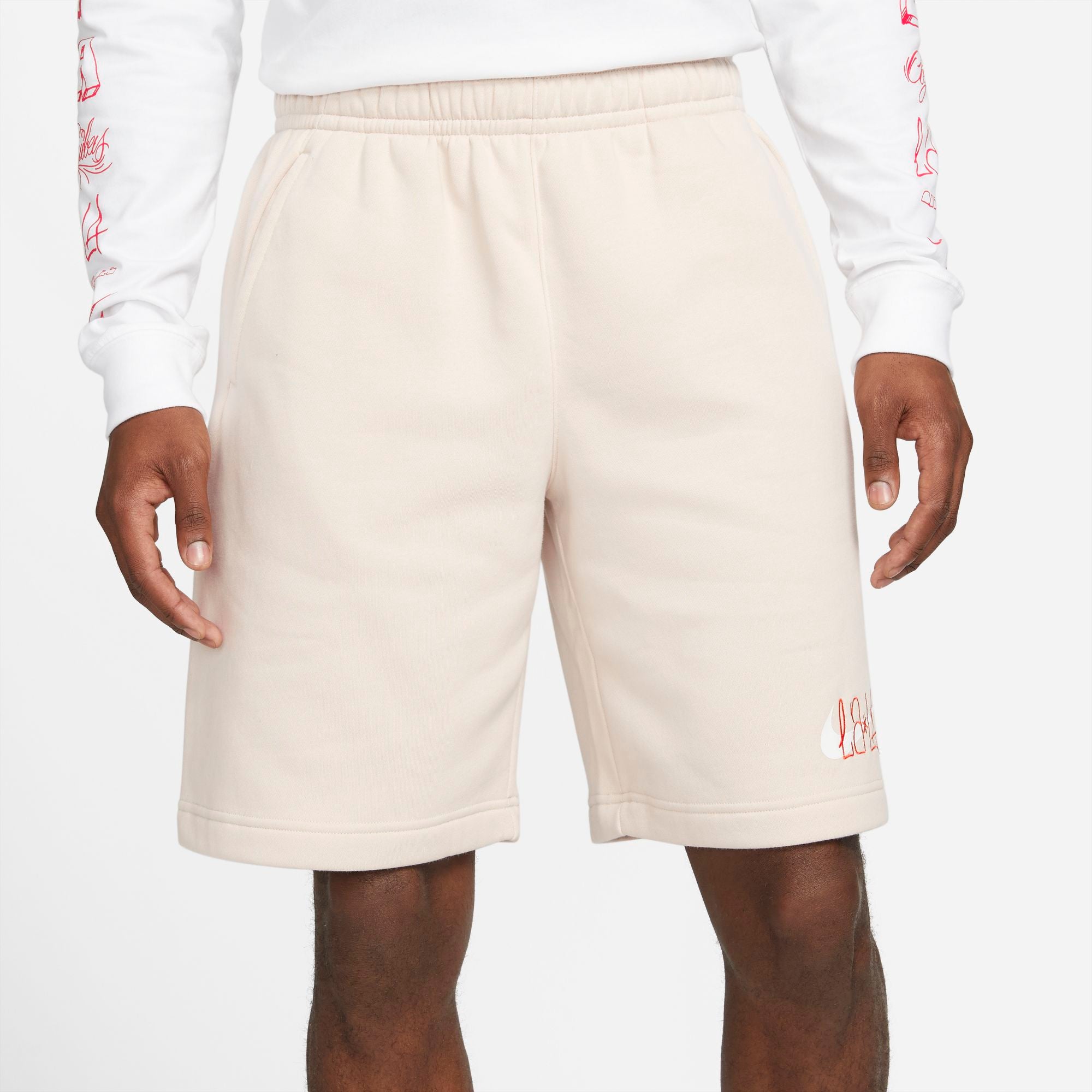 Men's Club America Fleece Soccer Shorts LA*LA - DC2169-008-NIKE by Nike | Available at Niky's Sports