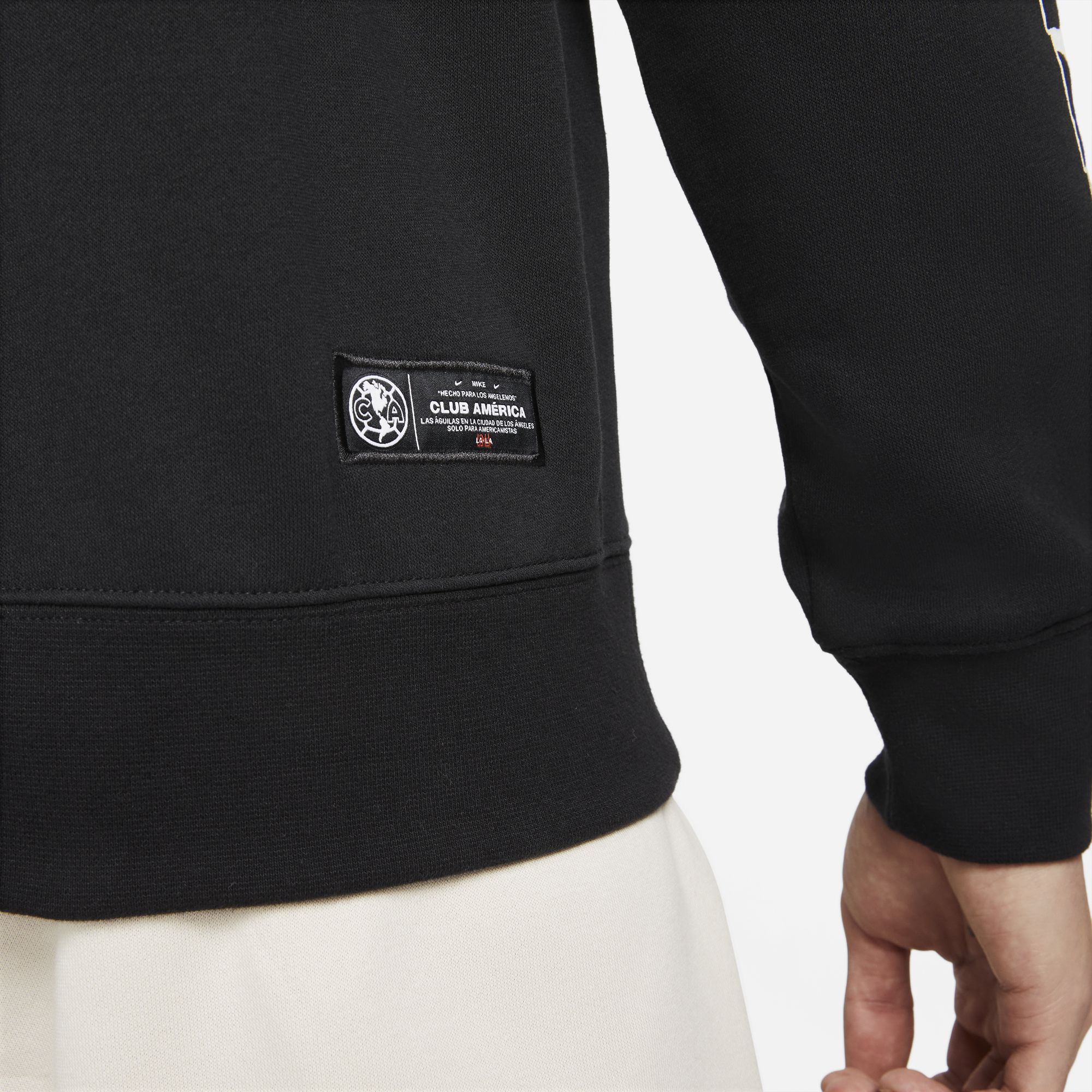 Men's Club America Fleece Pullover Hoodie LA*LA - DC2170-010-NIKE by Nike | Available at Niky's Sports