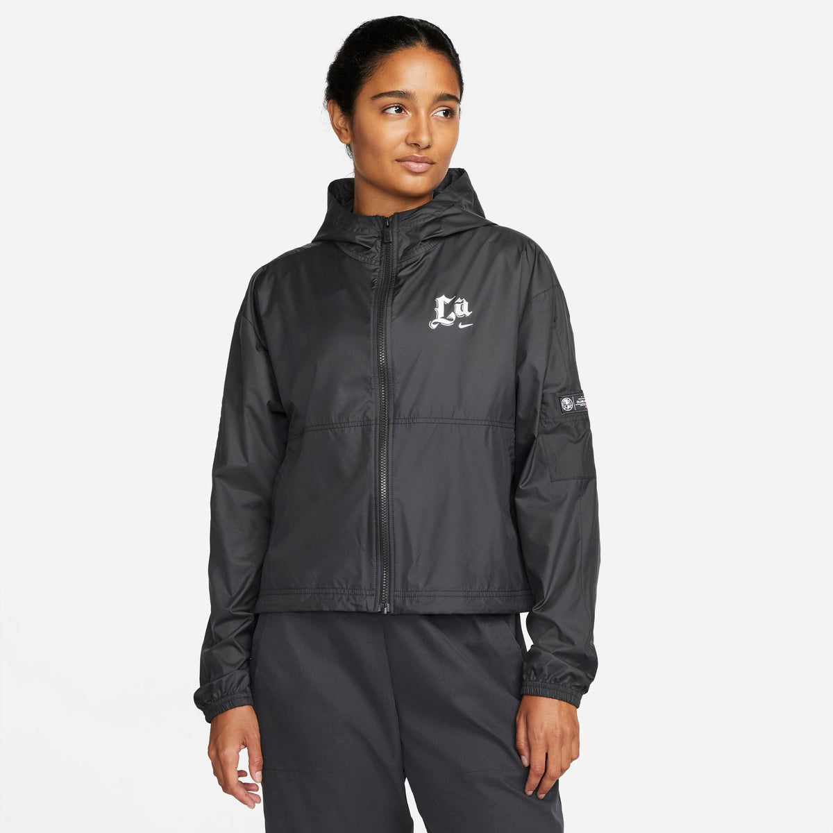 Club America Women&#39;s Woven Jacket - DC2174-010-NIKE by Nike | Available at Niky&#39;s Sports