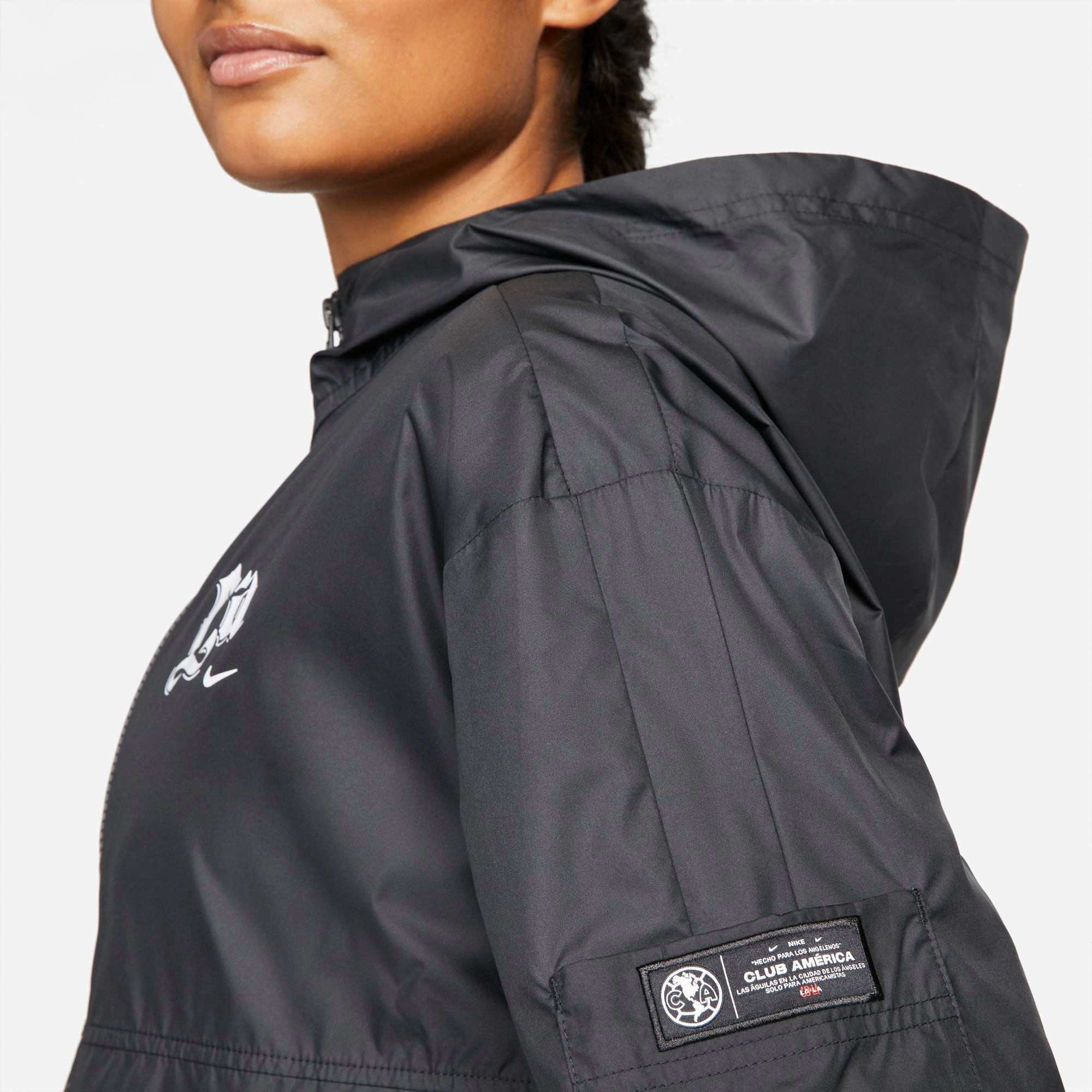 Club America Women's Woven Jacket - DC2174-010-NIKE by Nike | Available at Niky's Sports