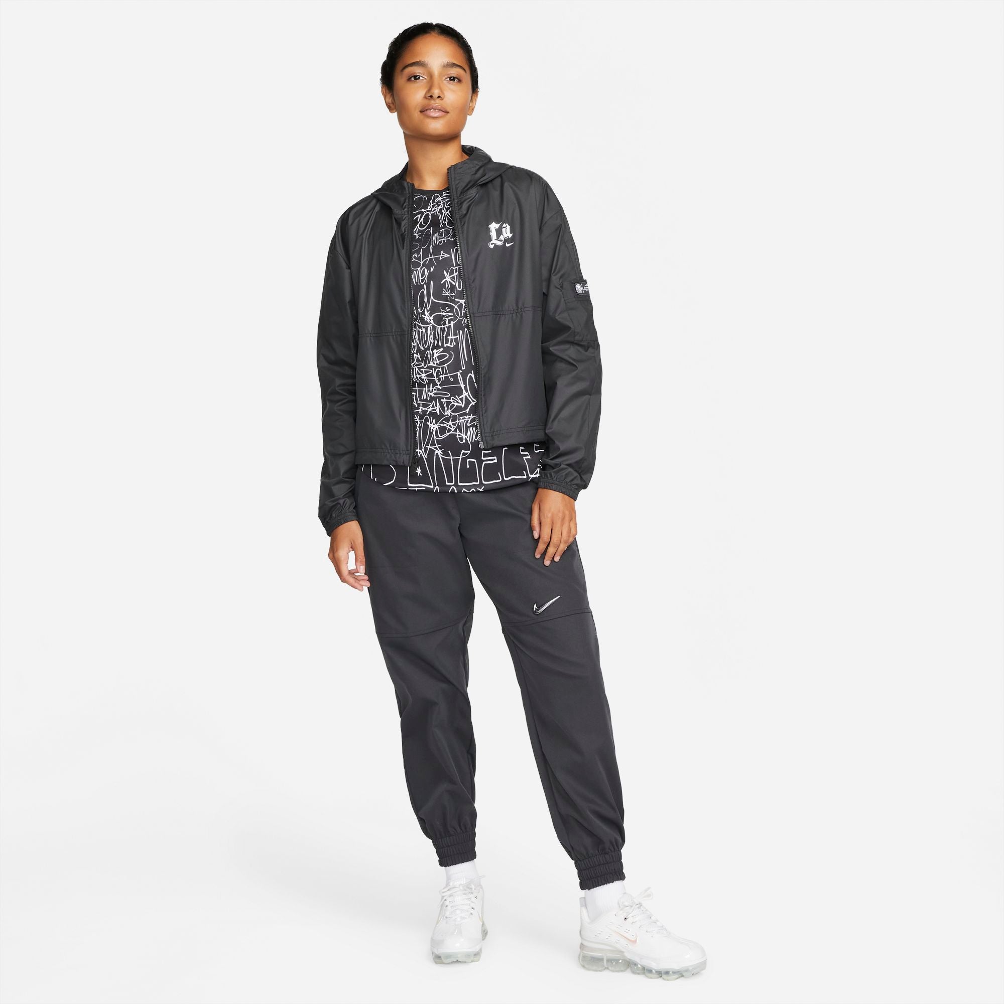 Club America Women's Woven Jacket - DC2174-010-NIKE by Nike | Available at Niky's Sports