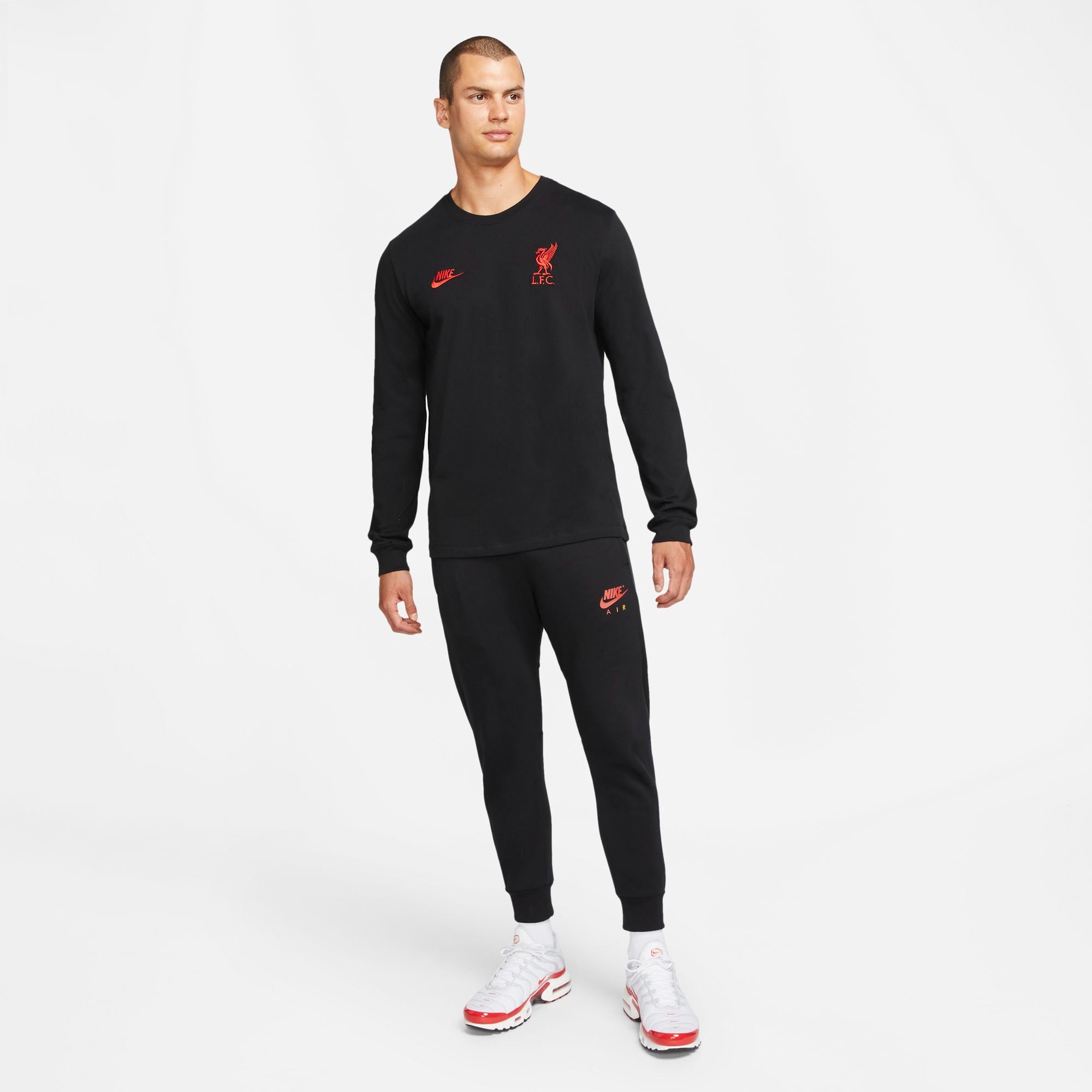 Liverpool FC Men's Long-Sleeve Soccer T-Shirt - DC2298-010-NIKE by Nike | Available at Niky's Sports