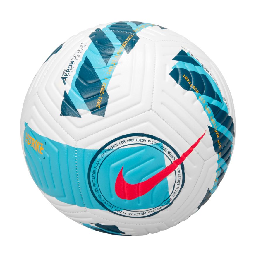 Nike Strike Soccer Ball White/Sky - DC2376-104-NIKE by Nike | Available at Niky&#39;s Sports