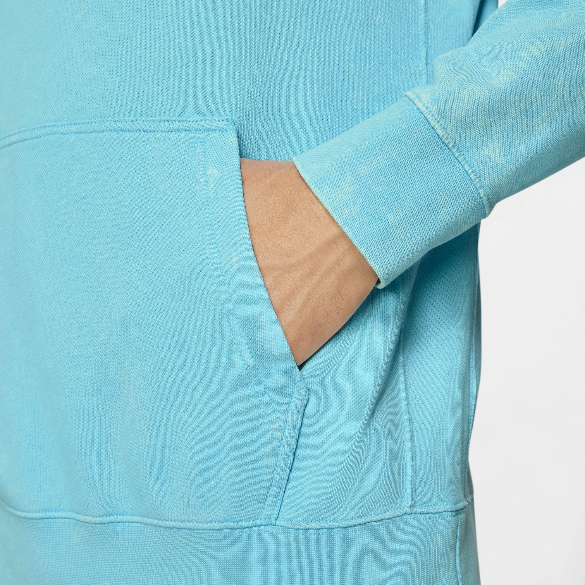 FC Barcelona Men's French Terry Pullover Hoodie - DC7277-425-NIKE by Nike | Available at Niky's Sports