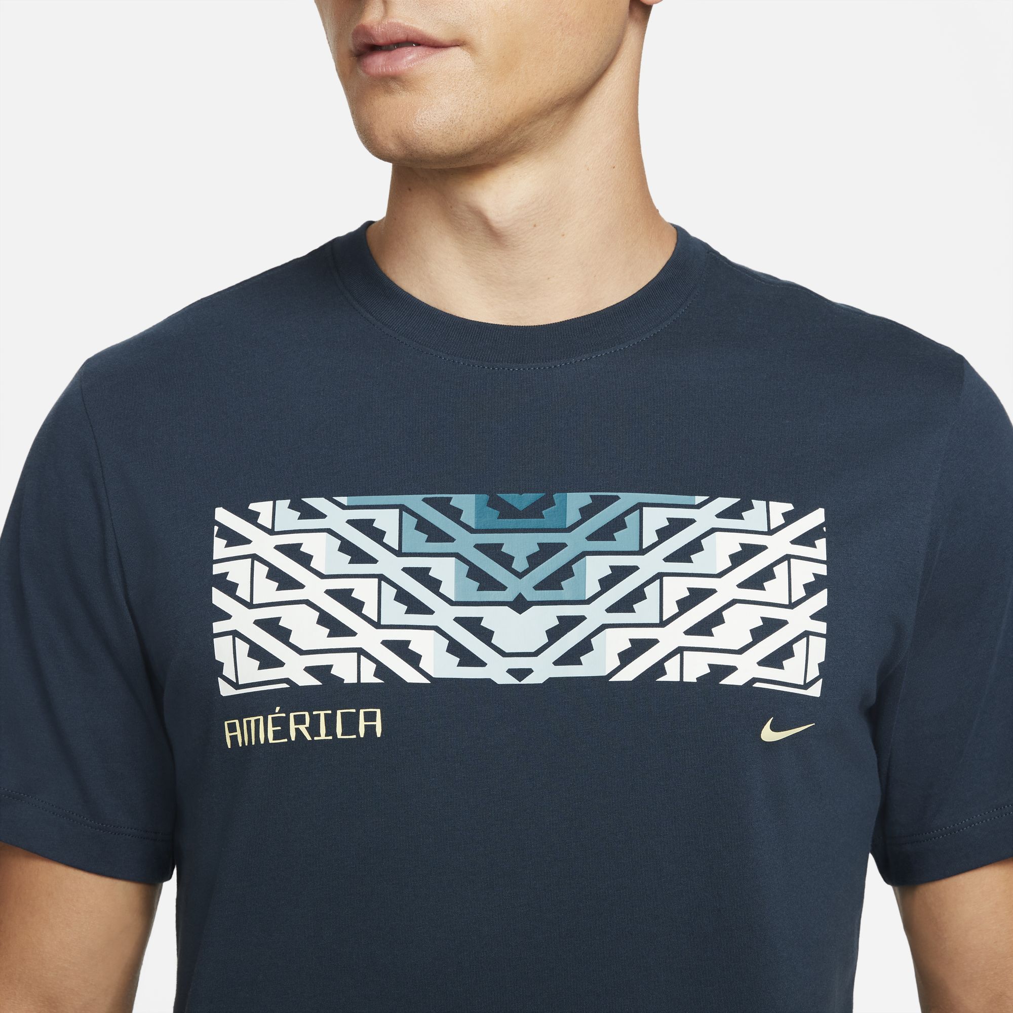 Men's Club America T Shirt 2021 - DD3665-454-NIKE by Nike | Available at Niky's Sports