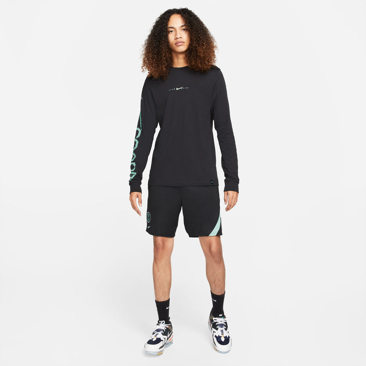 Club America Men&#39;s Long-Sleeve Soccer T-Shirt - DD6936-010-NIKE by Nike | Available at Niky&#39;s Sports