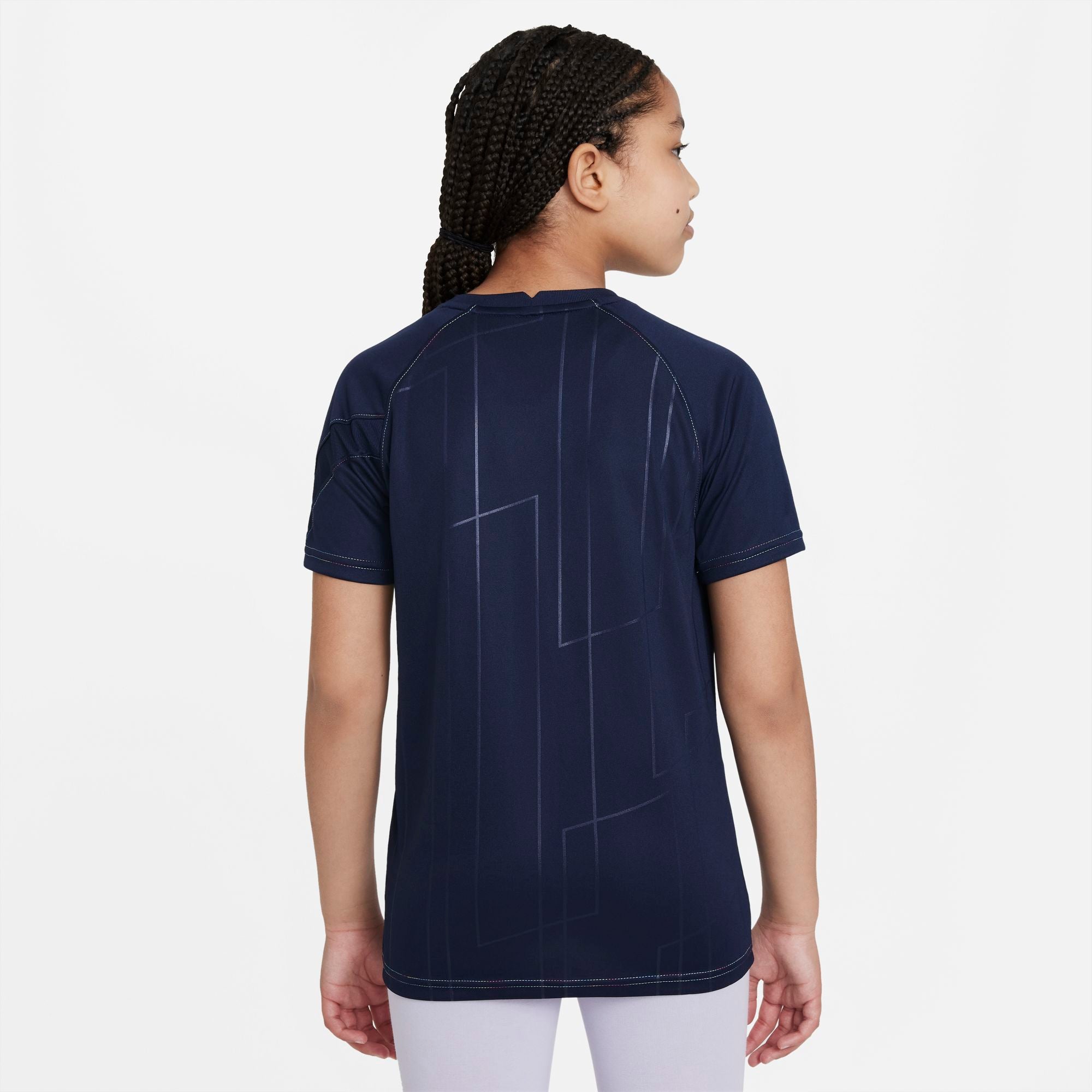 FC Barcelona Away Big Kids' Nike Dri-FIT Pre-Match Soccer Top - DH2039-452-NIKE by Nike | Available at Niky's Sports