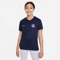 FC Barcelona Away Big Kids' Nike Dri-FIT Pre-Match Soccer Top - DH2039-452-NIKE by Nike | Available at Niky's Sports