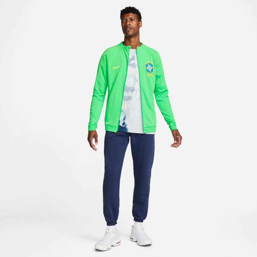Nike Brazil Academy Pro Men's Knit Soccer Jacket - DH4741-330-NIKE by Nike | Available at Niky's Sports