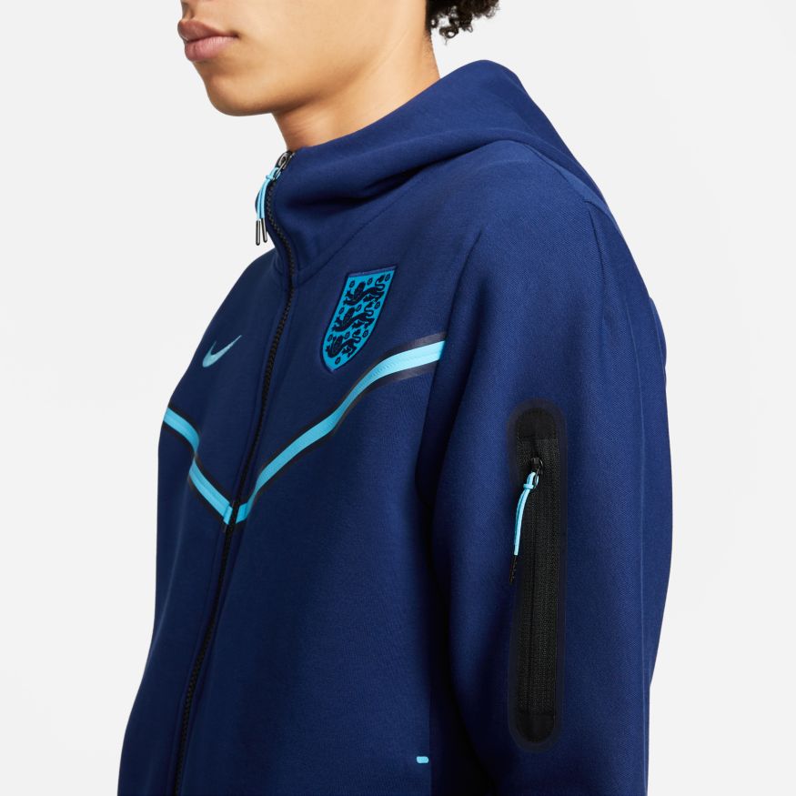 Nike England Men's Full-Zip Tech Fleece Hoodie - DH4771-492-NIKE by Nike | Available at Niky's Sports