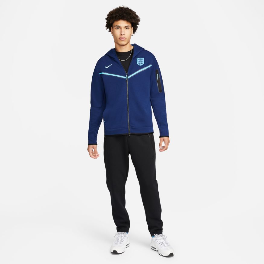 Nike England Men's Full-Zip Tech Fleece Hoodie - DH4771-492-NIKE by Nike | Available at Niky's Sports