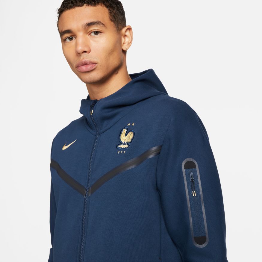 Nike France Men's Nike Full-Zip Tech Fleece Hoodie - DH4772-410-NIKE by Nike | Available at Niky's Sports
