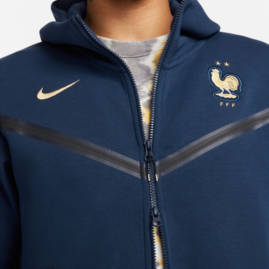 Nike France Men's Nike Full-Zip Tech Fleece Hoodie - DH4772-410-NIKE by Nike | Available at Niky's Sports