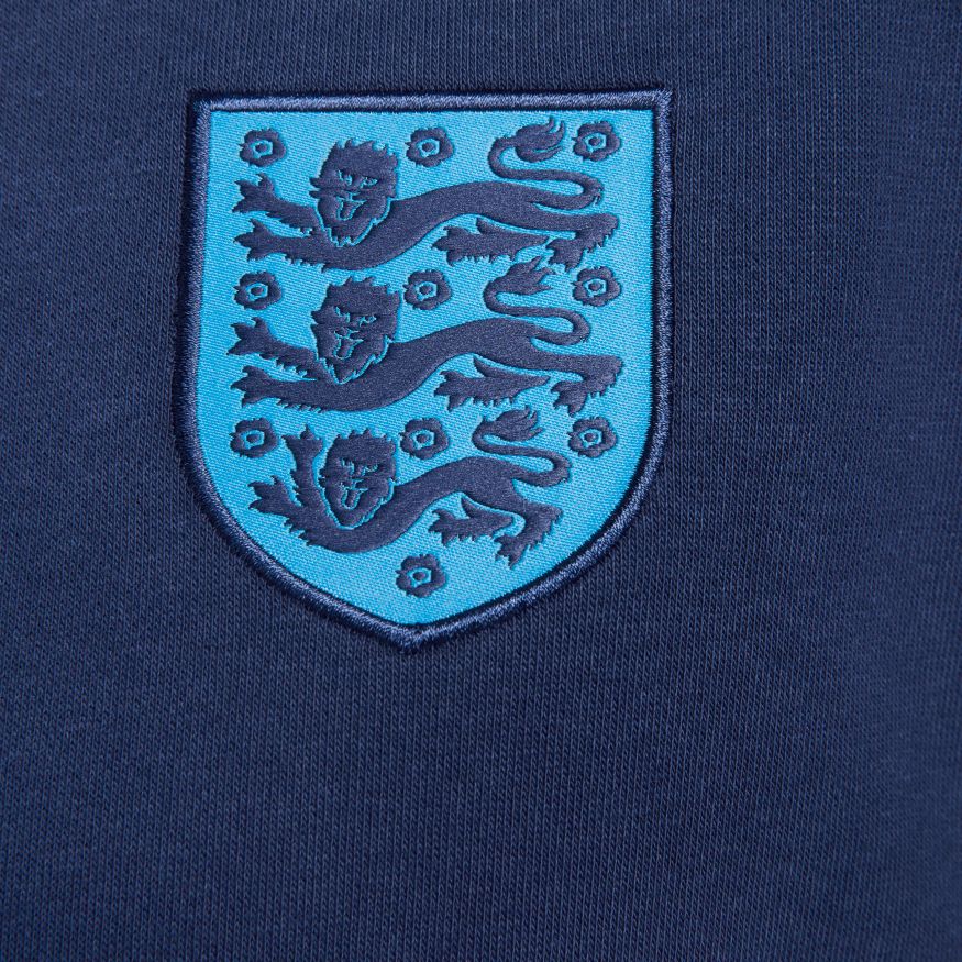 Nike England Men's French Terry Soccer Hoodie - DH4824-492-NIKE by Nike | Available at Niky's Sports