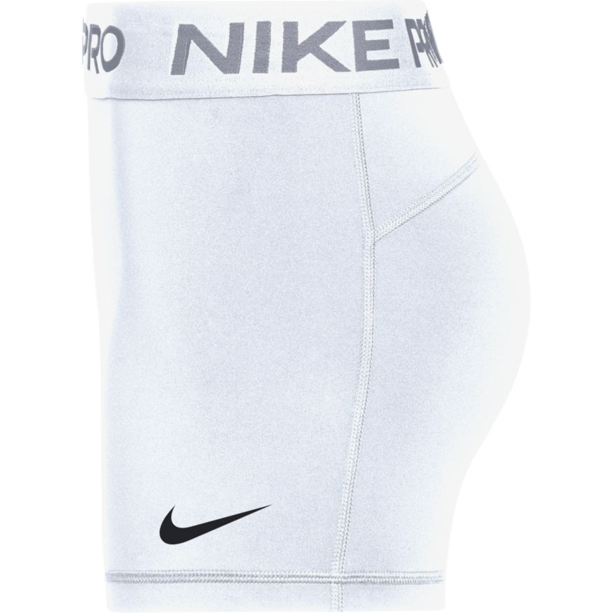 Nike Women's Pro 3 Shorts, White