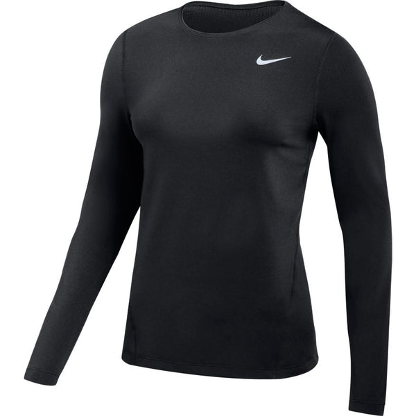 Nike Pro Women\'s Long-Sleeve Mesh Top